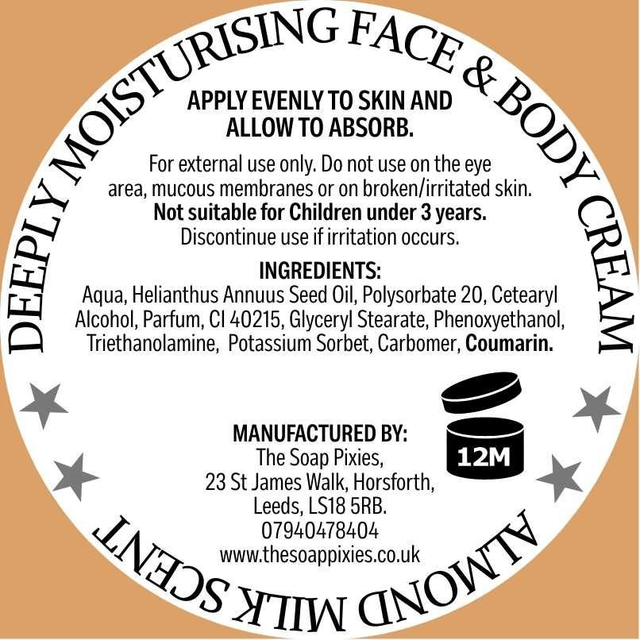Almond Milk Moisturising Cream (100g)