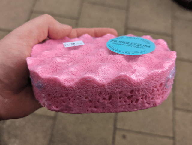 Bubblegum Soap Sponge (150g)