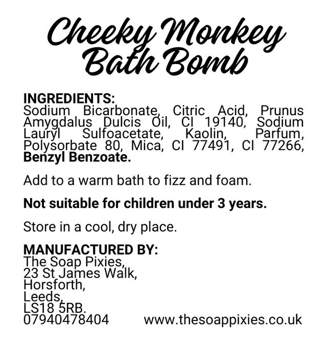 Cheeky Monkey Bath Bomb