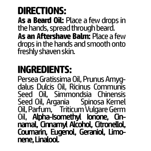 Oud & Spice Beard Oil and Shave Balm (30ml)