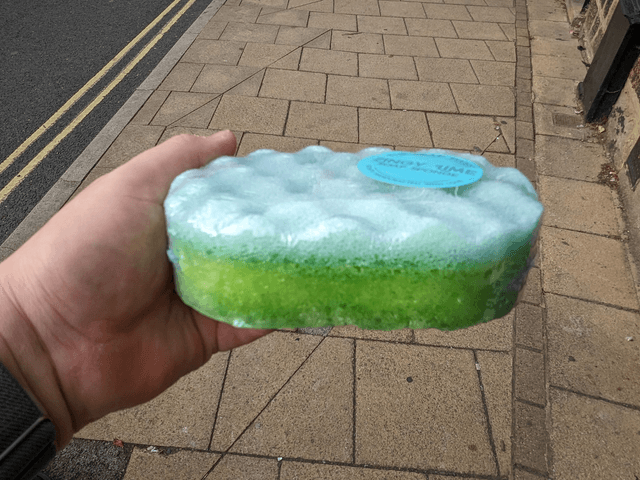 Zingy Lime Soap Sponge (150g)
