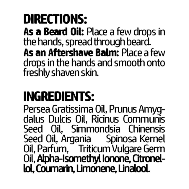 Myrrh & Tonka Beard Oil and Shave Balm (30ml)