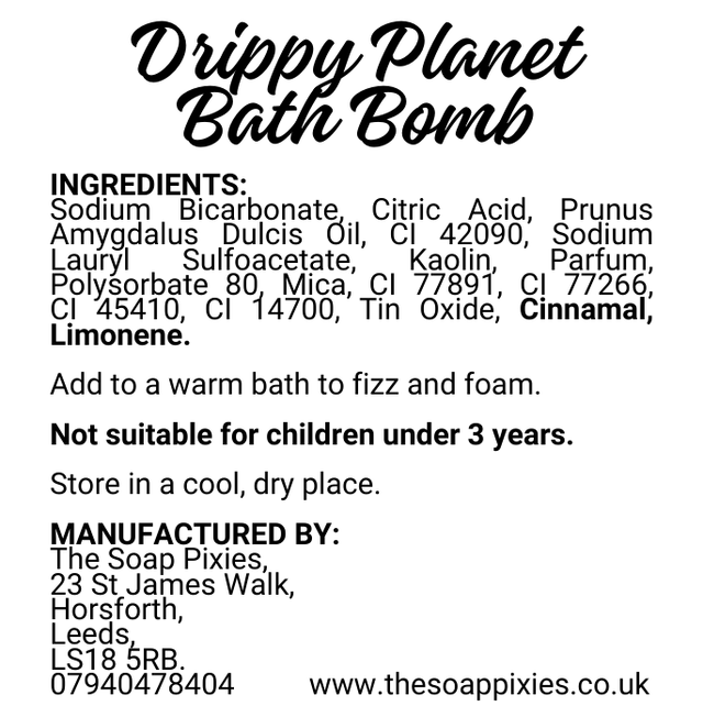Drippy Planet Bath Bomb