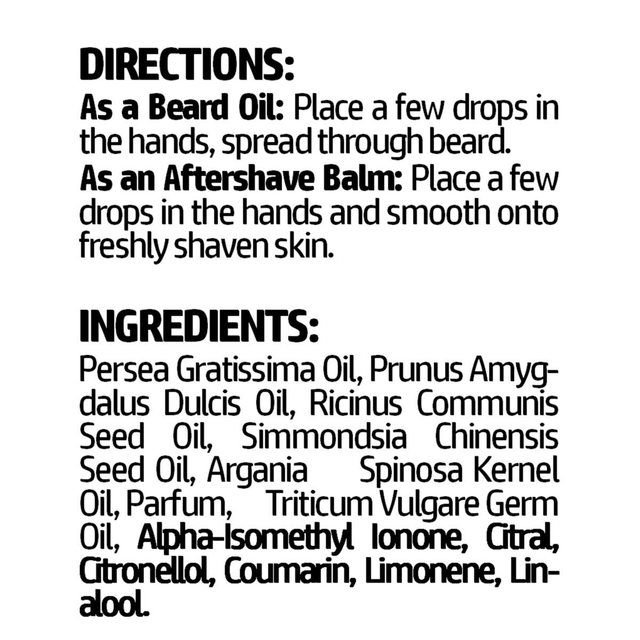 Fantom Beard Oil and Shave Balm (30ml)