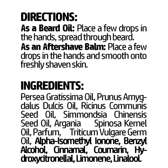 One Mill Beard Oil and Shave Balm (30ml)