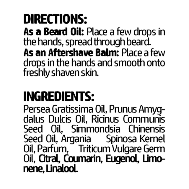 Farenheight Beard Oil and Shave Balm (30ml)