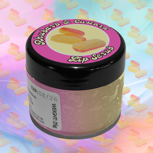 Rhubard &amp; Custard Flavour Lip Scrub (25g)