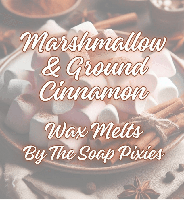 Marshmallow &amp; Ground Cinnamon Wax Melt (50g Clamshell)