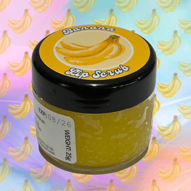Banana Flavour Lip Scrub (25g)