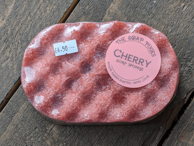 Cherry Soap Sponge (150g)