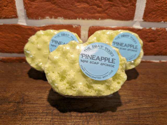 Pineapple Mini Soap Sponge (85g)