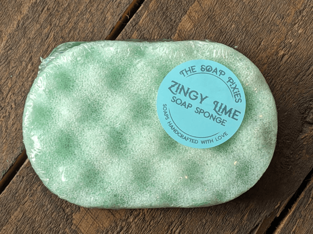 Zingy Lime Soap Sponge (150g)